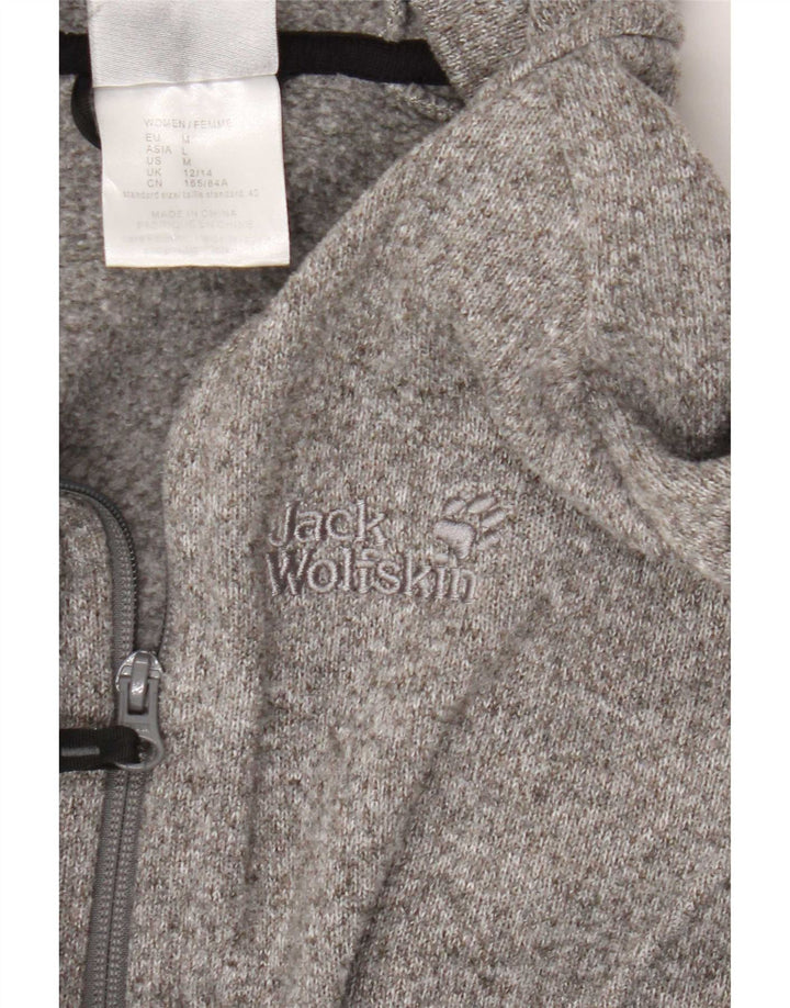 Jack Wolfskin Chaqueta de Chándal para Mujer UK 12/14 Medio Gris Moteado