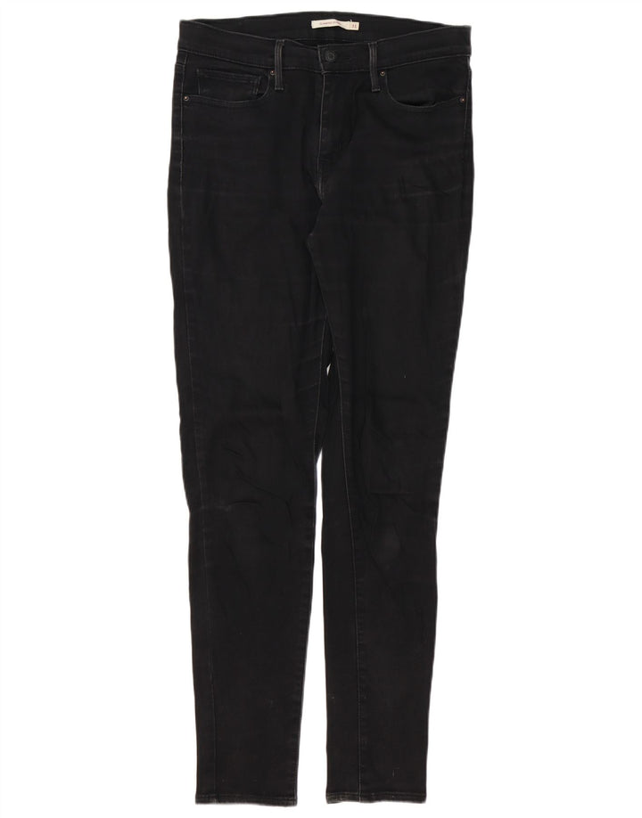 Levi's Jeans Ajustados Adelgazantes Mujer W31 L32 Algodón Negro