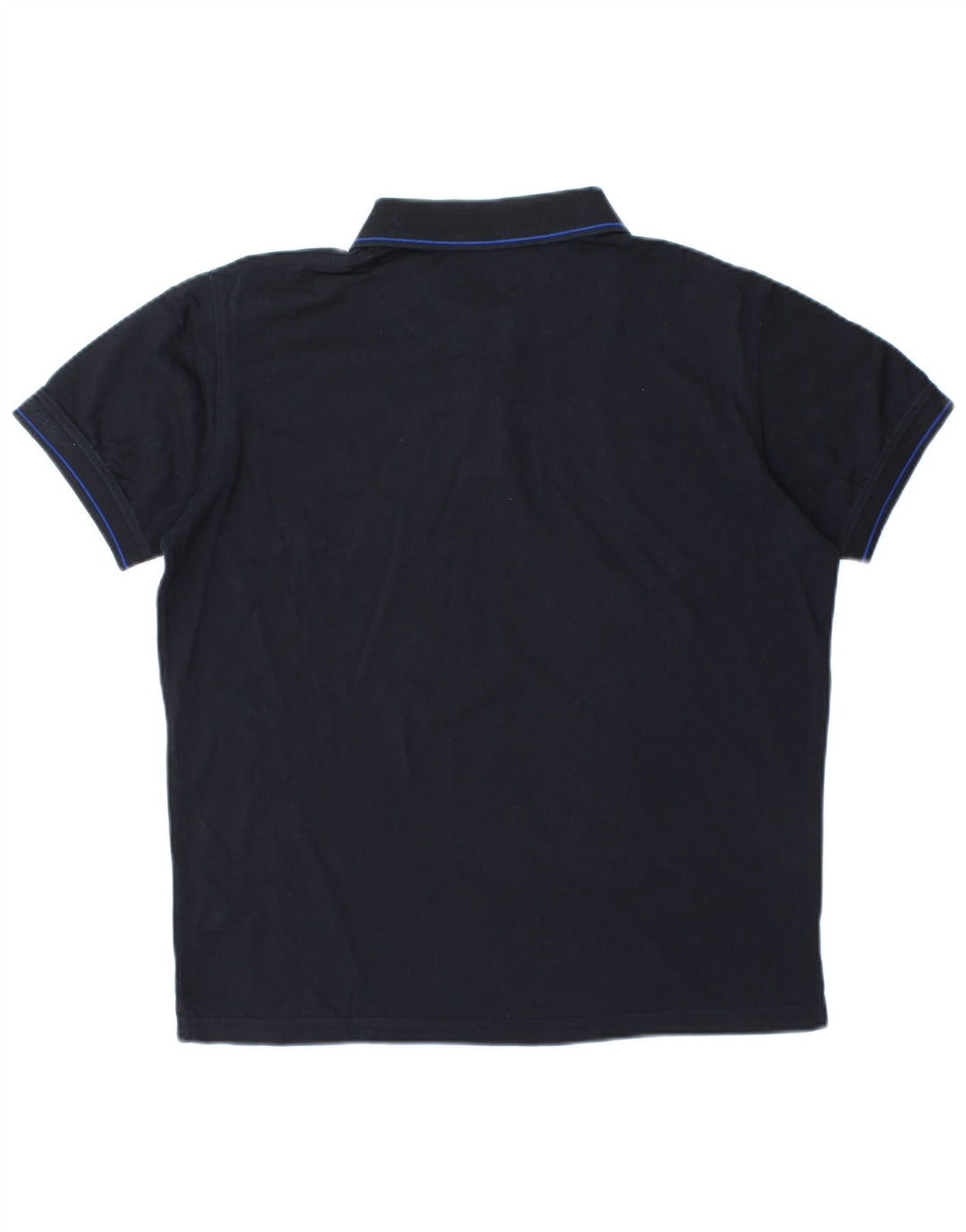 TRUSSARDI Polo Hombre Algodón Azul Marino Medio