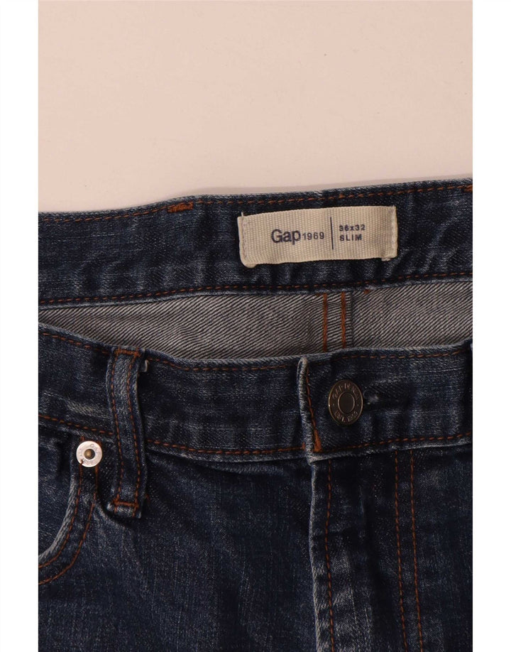 Vaqueros ajustados para hombre Gap W36 L32 Algodón azul marino