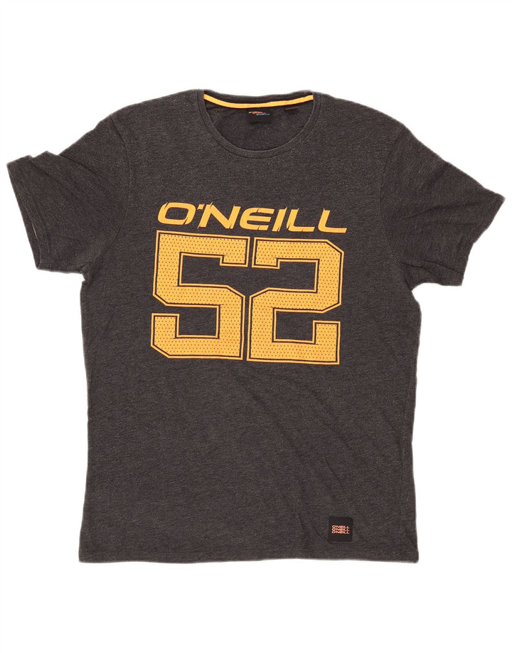 O'NEILL Camiseta gráfica para hombre Top Algodón gris medio