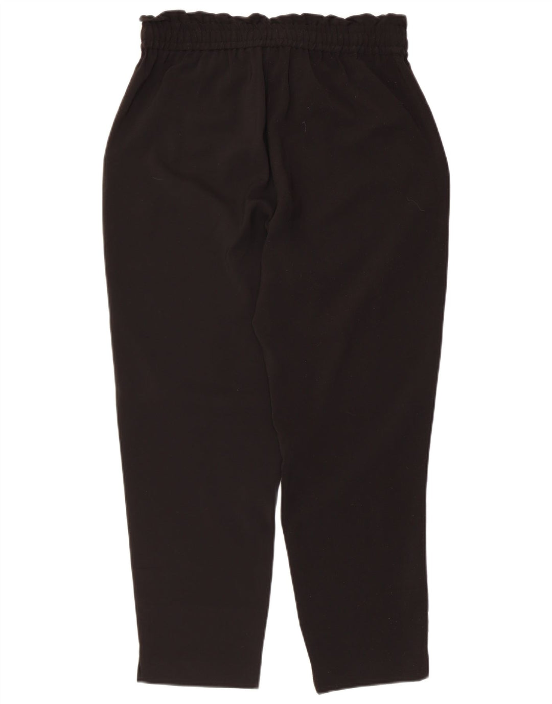 Zara Mujer Pantalón Corto Tapered Mediano W28 L25 Poliéster Negro