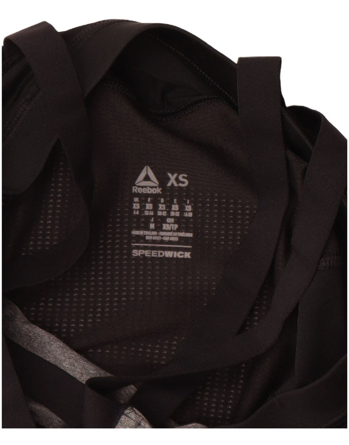 REEBOK Camiseta sin mangas con gráfico Les Mills para mujer UK 4/6 XS Gris Colorblock