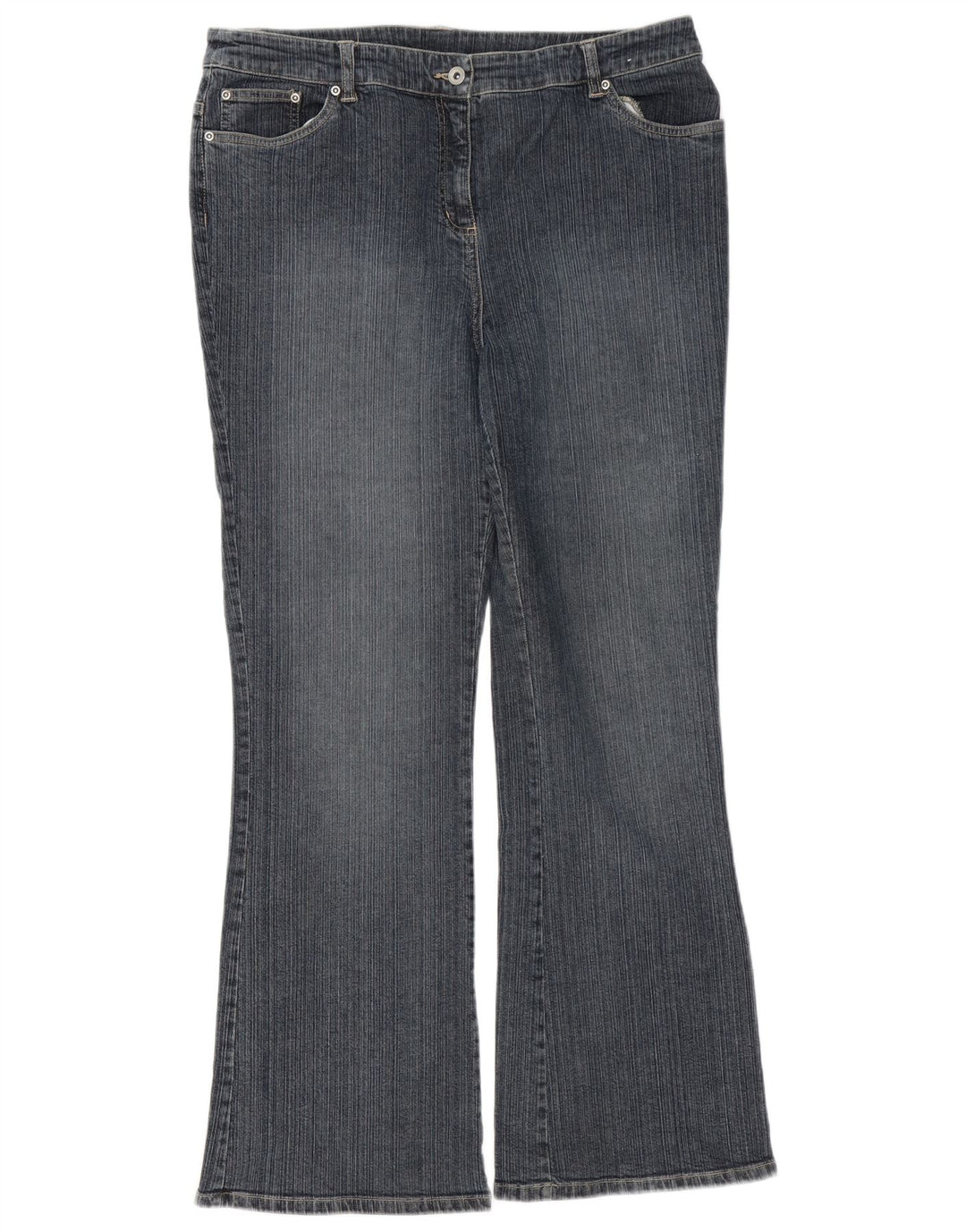 WALLIS Vaqueros Bootcut para Mujer UK 40 Grande W38 L32 Algodón Azul