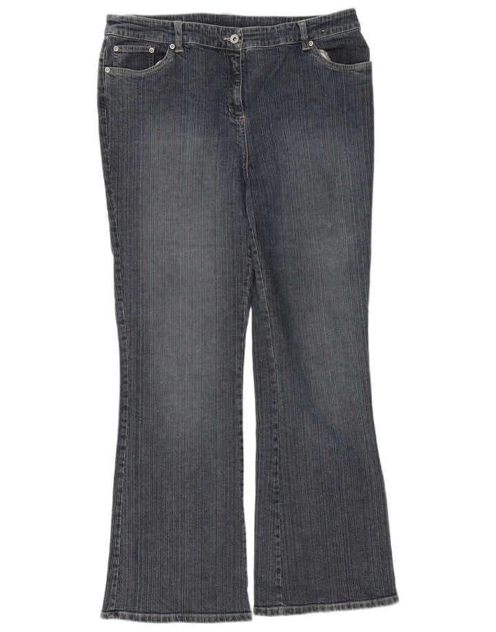 WALLIS Vaqueros Bootcut para Mujer UK 40 Grande W38 L32 Algodón Azul