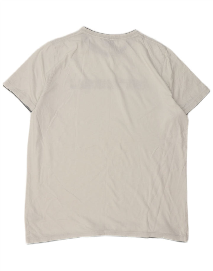 Animal - Camiseta gráfica para hombre, talla grande, algodón blanco