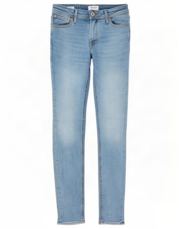 Jack & Jones Mens Liam Skinny Jeans W30 L32 Algodón Azul