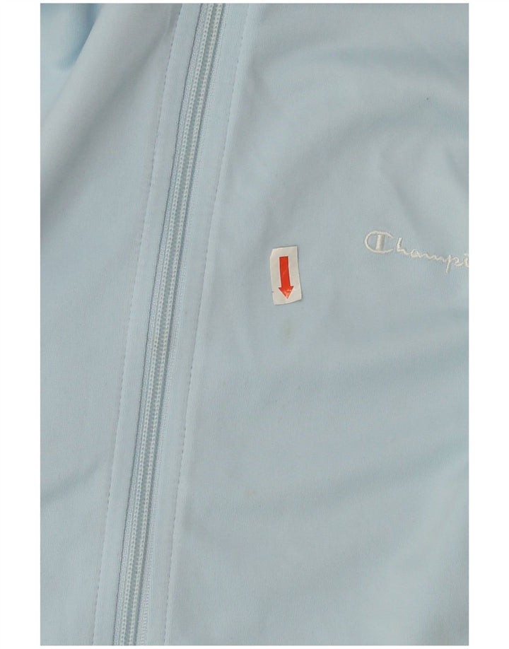 Champion Chaqueta de chándal para mujer UK 40 Grande Azul Colorblock Poliéster
