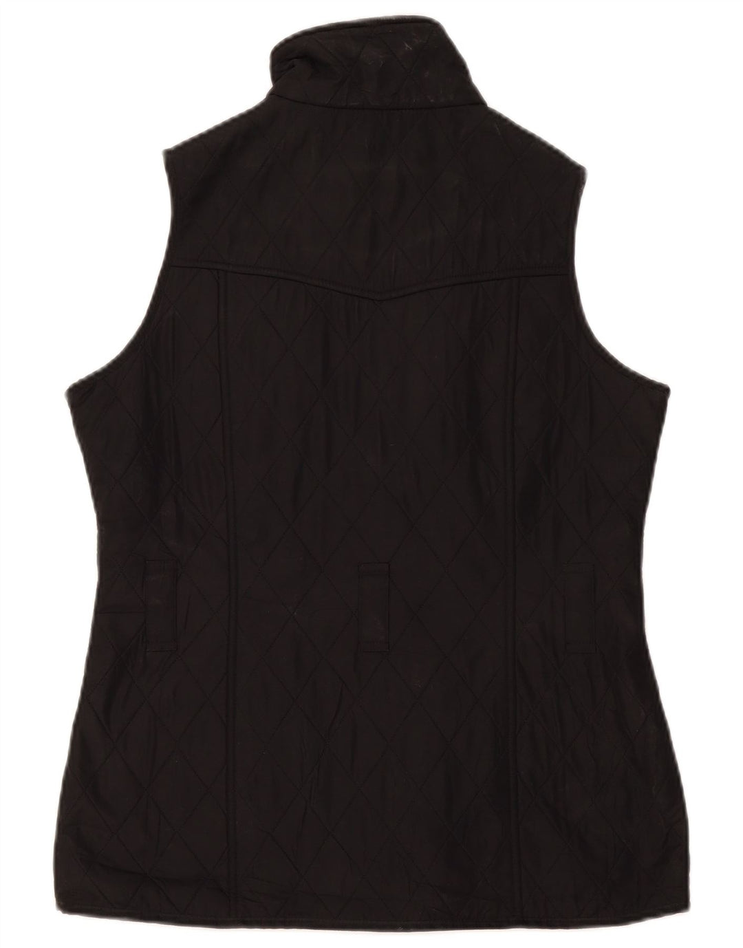 Chaleco acolchado extragrande para mujer Barbour UK 10 Small Poliéster negro
