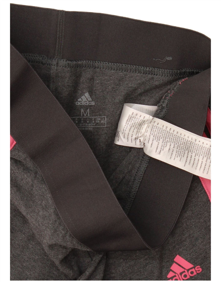 Adidas Leggings para mujer Reino Unido 12/14 Algodón gris medio