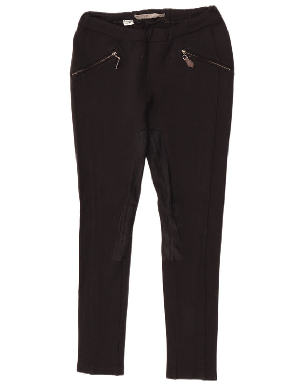 Zara Mujer Pantalones Casuales Pitillo Medianos W28 L26 Negro