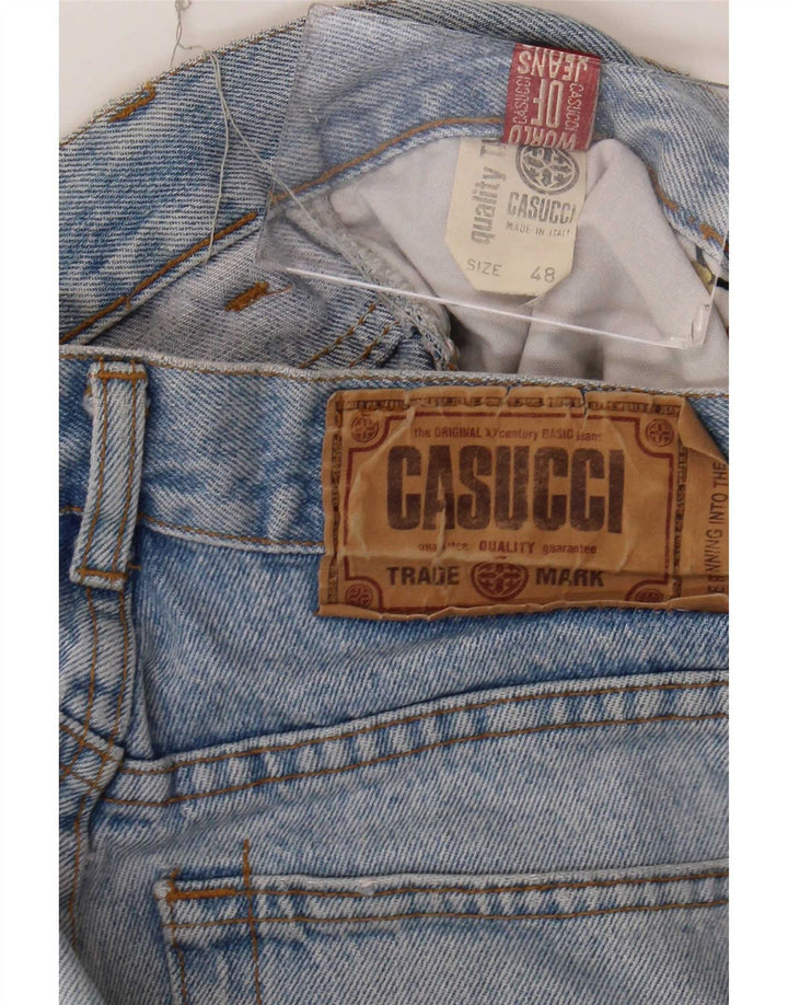 Cassuci Jeans rectos para hombre IT 48 Medium W30 L32 Algodón azul