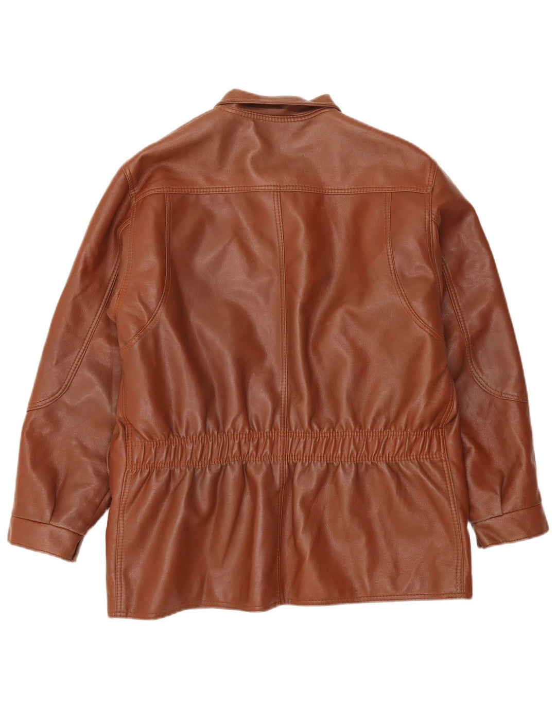 Chaqueta de cuero vintage para hombre Reino Unido 38 Marrón medio