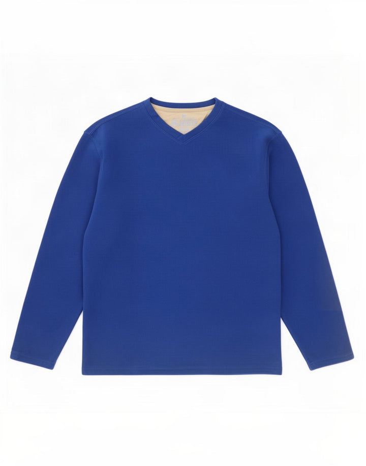 Jersey de forro polar para hombre Marks & Spencer Poliéster azul medio