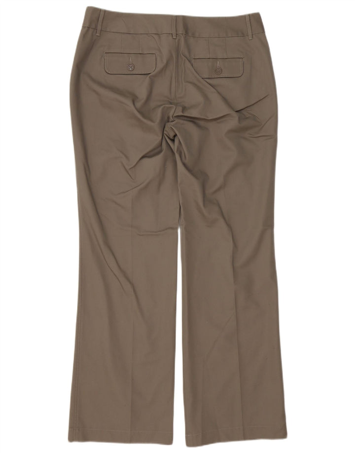 EDDIE BAUER Pantalones casuales para mujer Blakely Fit US 12 Large W34 L34 Gris