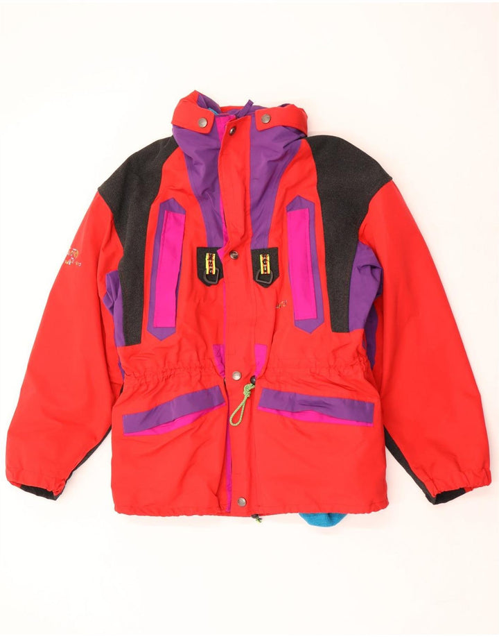 Cassin Chaqueta de esquí con capucha para hombre IT 50 Large Red Colourblock Poliéster