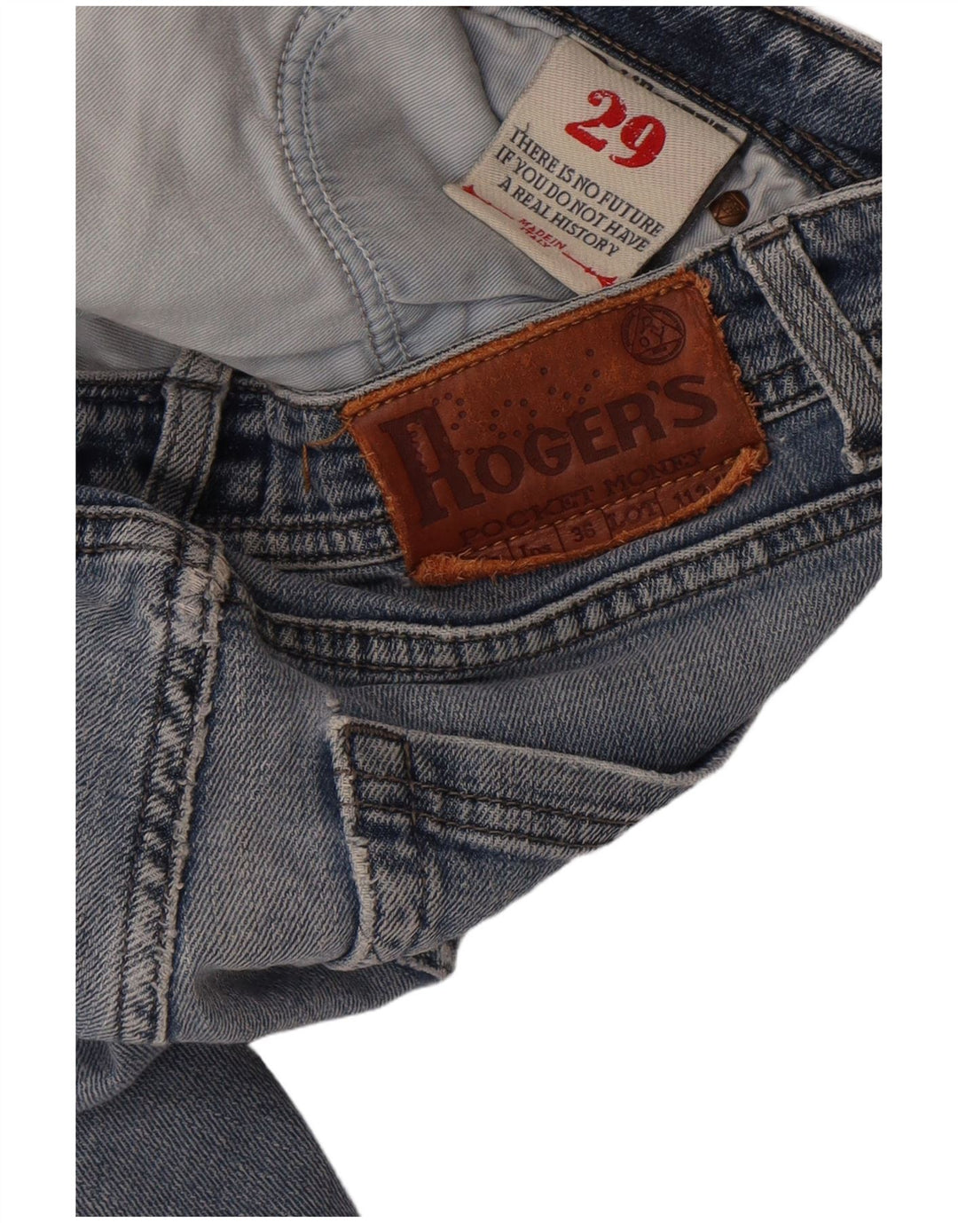 Roy Rogers Vaqueros ajustados para hombre W29 L32 Algodón azul