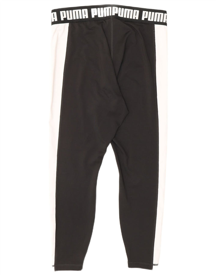 Puma Leggings gráficos para mujer UK 46 Grande Negro Poliéster Deportes