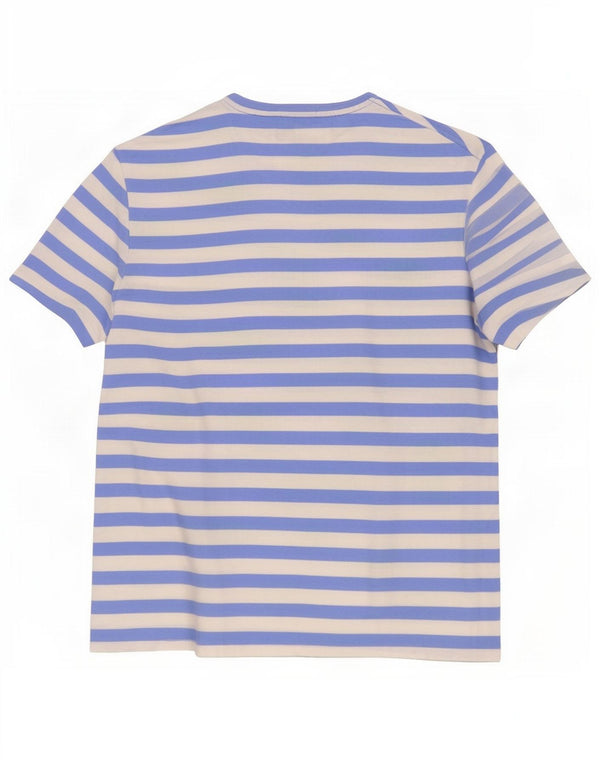 Polo Ralph Lauren Camiseta ajustada personalizada para hombre Top Rayas azules medianas
