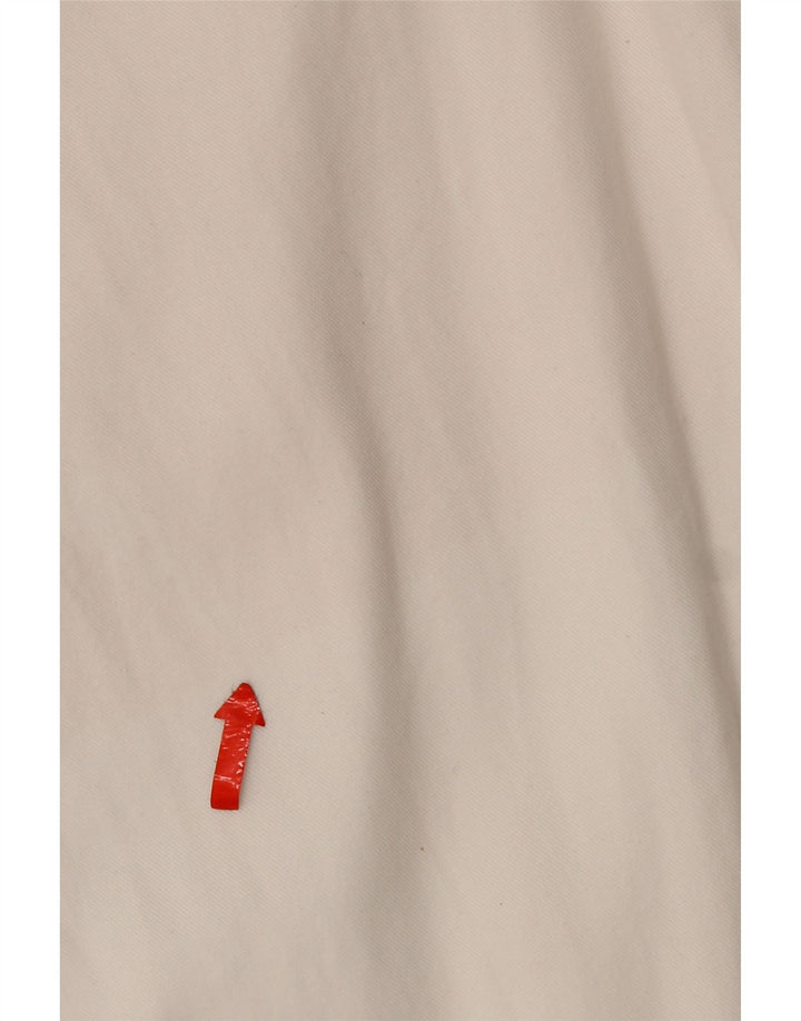 Pantalón Chino Recto Cos Mujer Algodón Blanco Medio