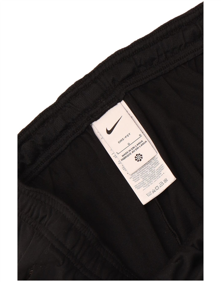 Nike - Pantalones de chándal Dri Fit para hombre, tamaño grande, color negro, poliéster