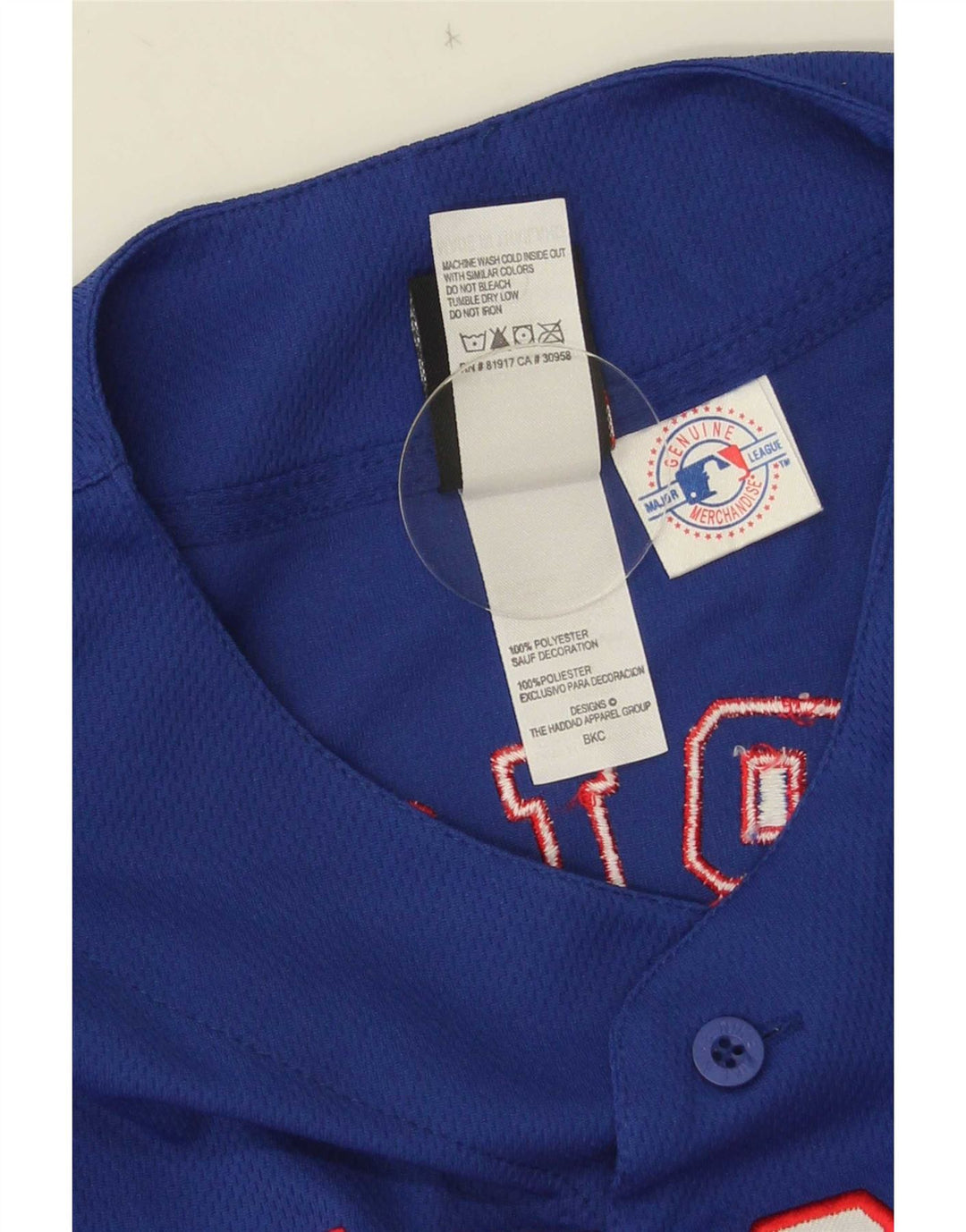 Nike Boys Rangers Graphic Jersey Top 13-14 años XL Azul Poliéster