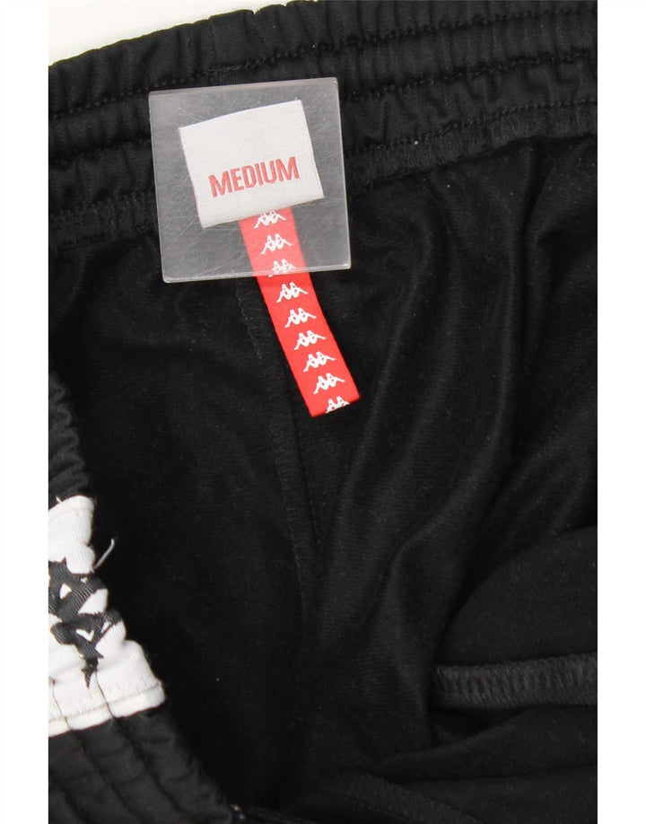 Kappa Hombre Pantalones De Chándal Con Gráfico Joggers Medium Black Colourblock