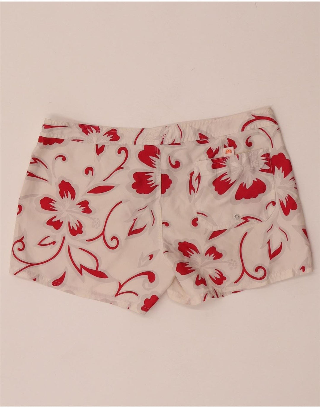 Sundek - Bañador para mujer, talla 8, poliéster floral blanco mediano