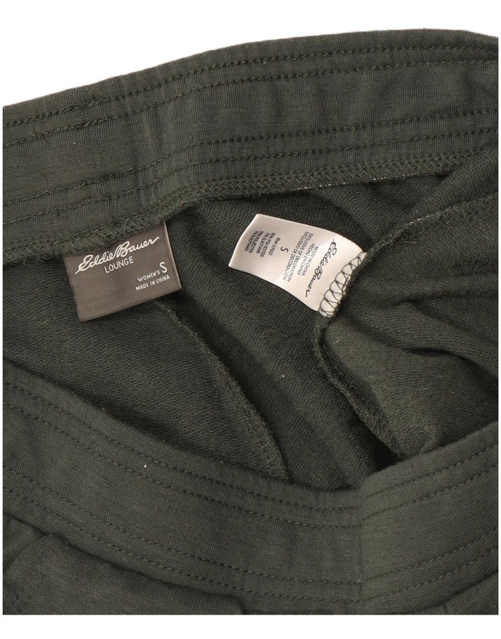 EDDIE BAUER Pantalones de chándal para mujer Joggers UK 10 Small Caqui Poliéster