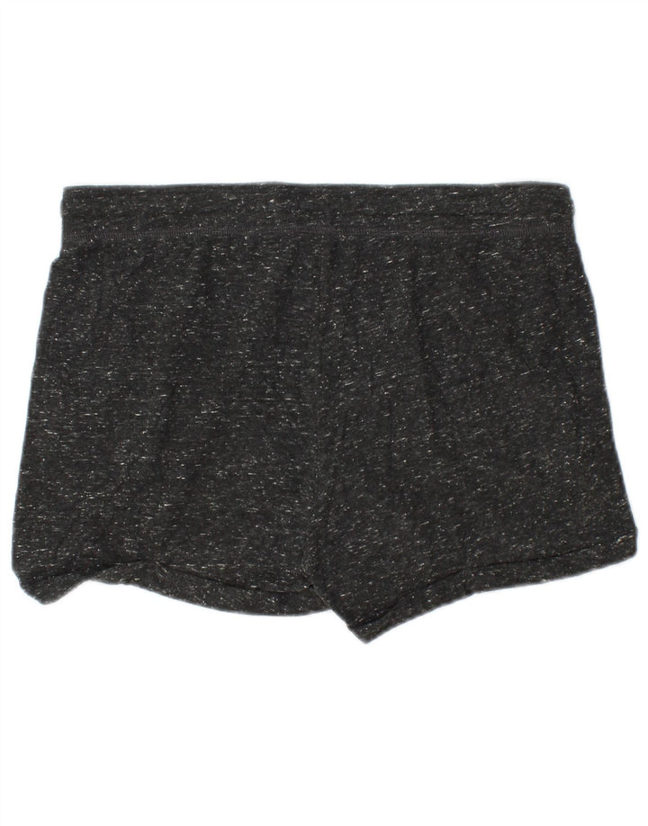 Jack Wills Pantalones cortos deportivos para mujer UK 8 Small Poliéster moteado negro