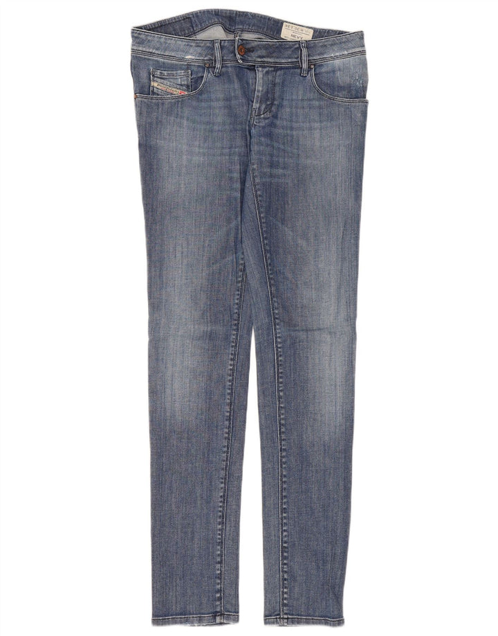 Diesel Mujer Nevy Slim Jeans W30 L34 Algodón Azul