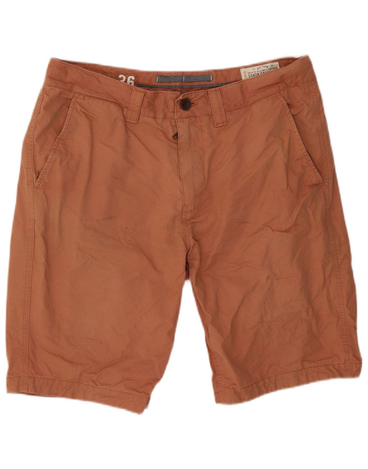 Pantalones cortos chinos para hombre Fat Face W36 Algodón naranja grande