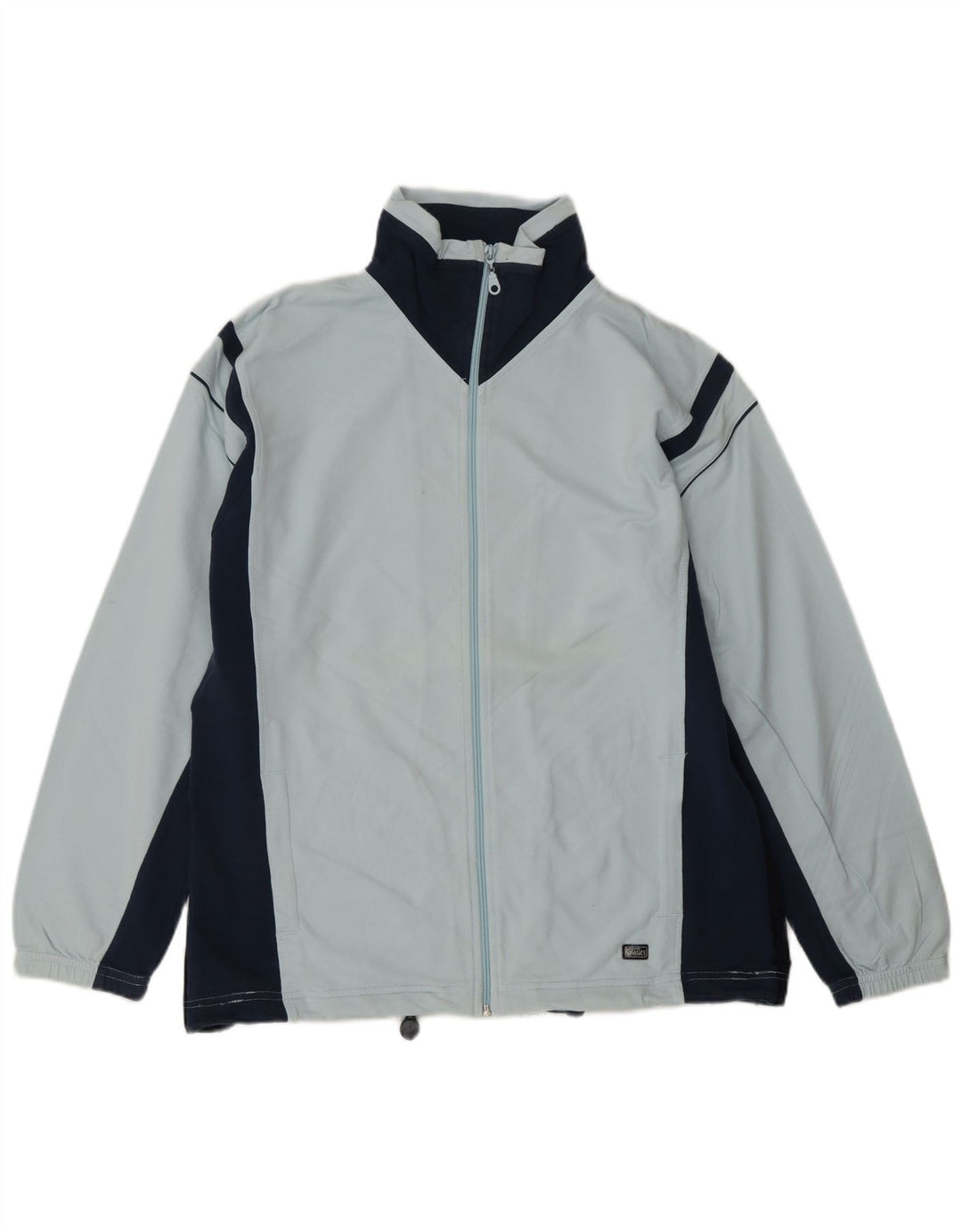 ASICS Hombre Chándal Top Chaqueta Azul Medio Colorblock