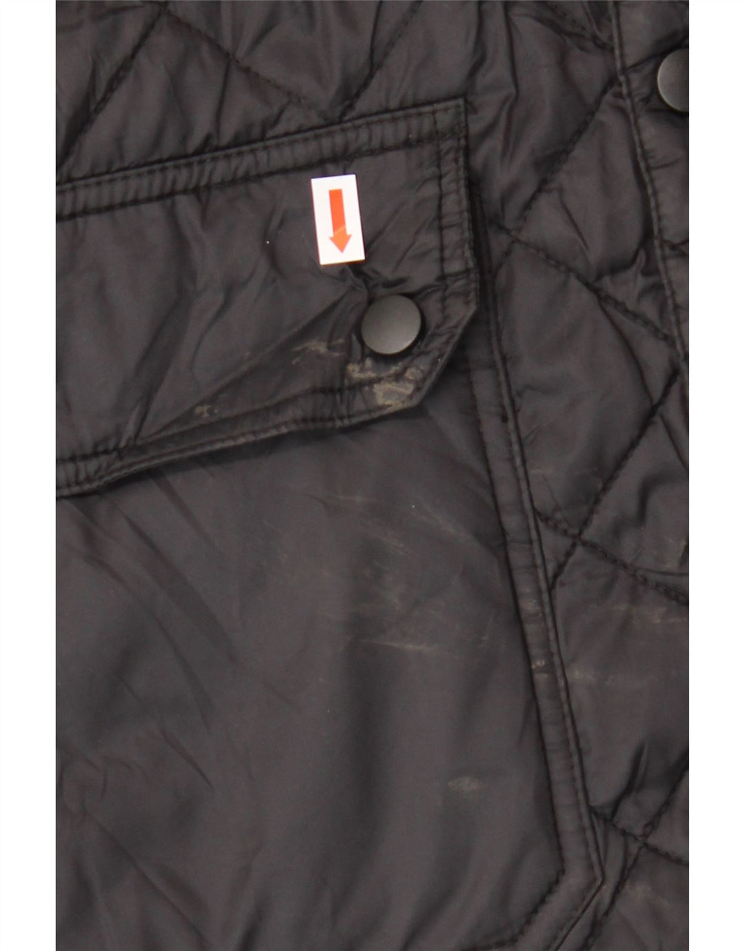 SUPERDRY Chaqueta acolchada con capucha para hombre UK 36 Small Black Nylon