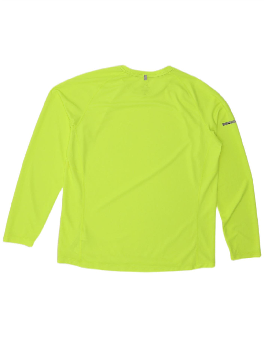 NIKE Hombre Dri Fit Top Manga Larga XL Poliéster Verde