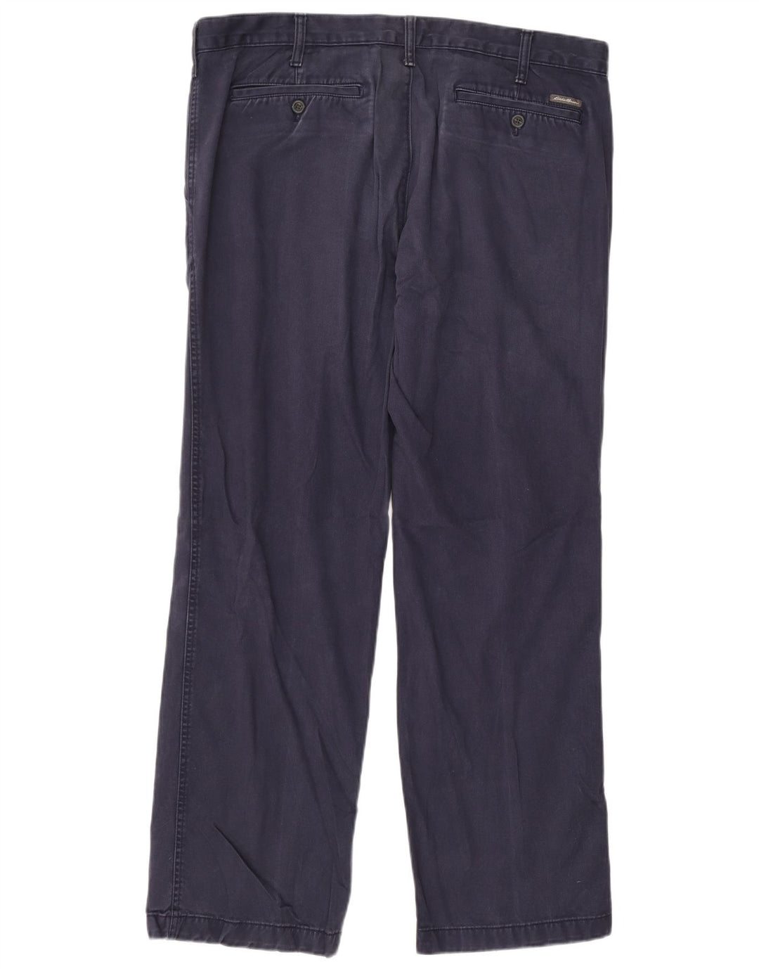 EDDIE BAUER Pantalón chino recto para hombre W38 L32 Azul marino