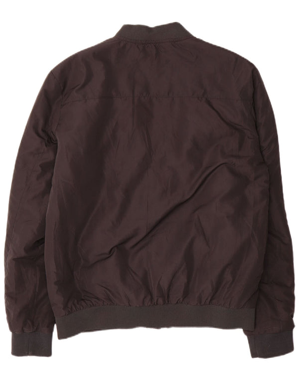 French Connection Chaqueta Bomber para Hombre UK 40 Grande Poliéster Negro