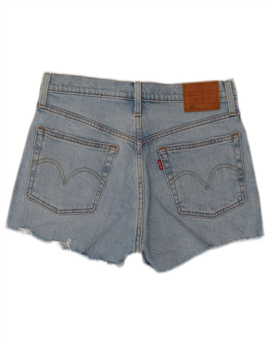 LEVI'S Mujer 501 Shorts De Mezclilla W28 Azul Medio