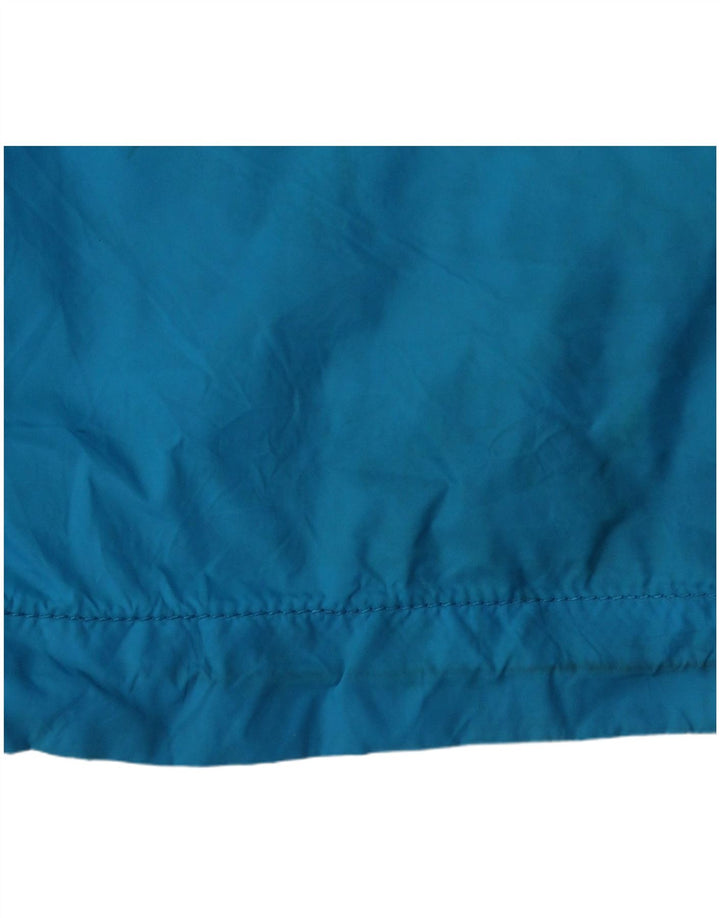 Jack & Jones Chaqueta impermeable con capucha para hombre UK 36 Small Blue Nylon