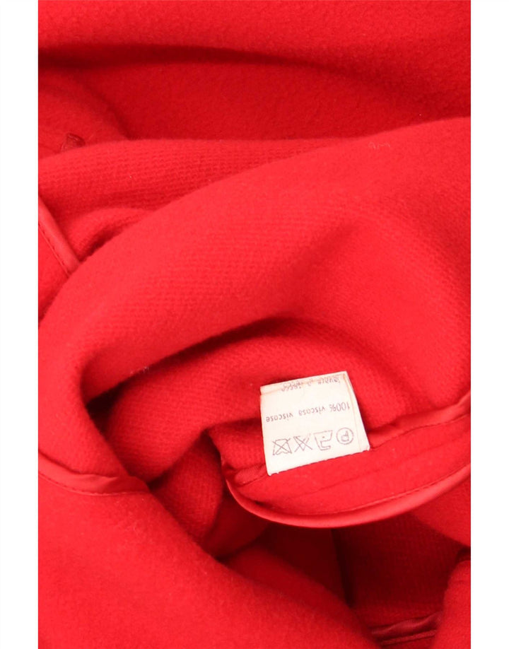 Marika Blu Abrigo militar holgado para mujer IT 42 Medium Red Designer