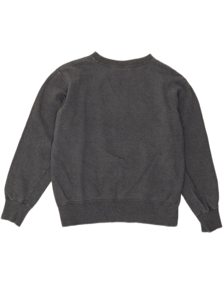 Champion Sudadera extragrande para mujer, talla 10, algodón gris pequeño
