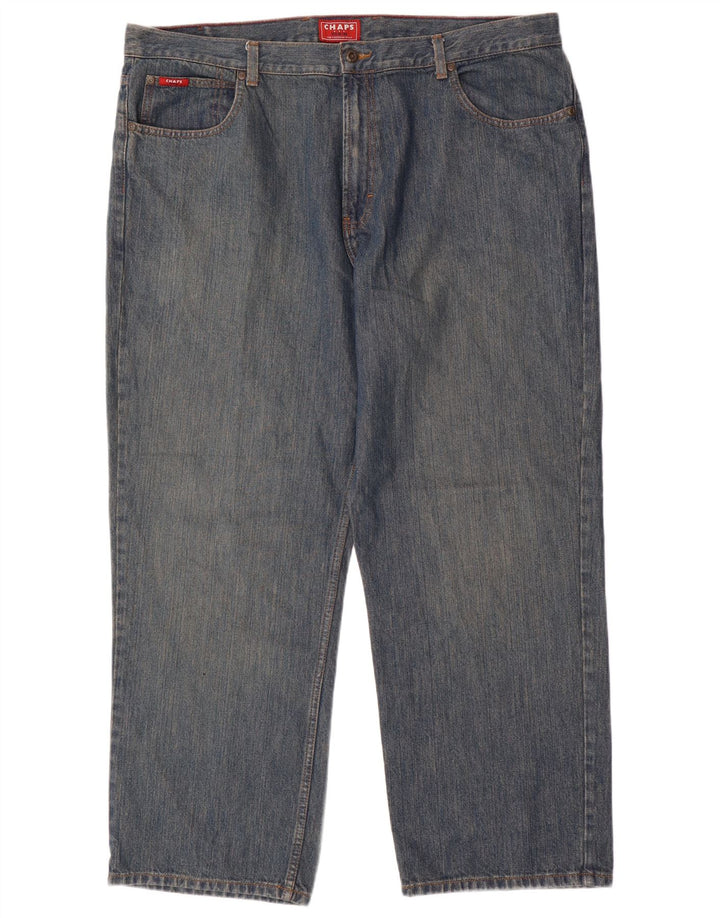 CHAPS Vaqueros rectos para hombre W42 L30 Algodón azul