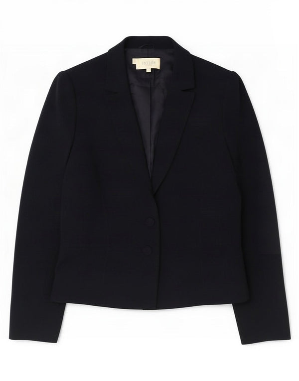 Hobbs Chaqueta Blazer de 2 Botones para Mujer UK 40 Grande Poliéster Azul Marino