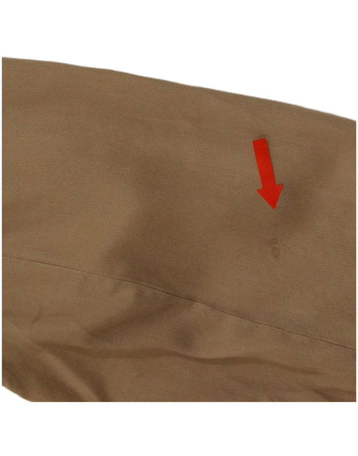 Zara Mujer Chaqueta Americana Abierta UK 6 XS Beige Lyocell
