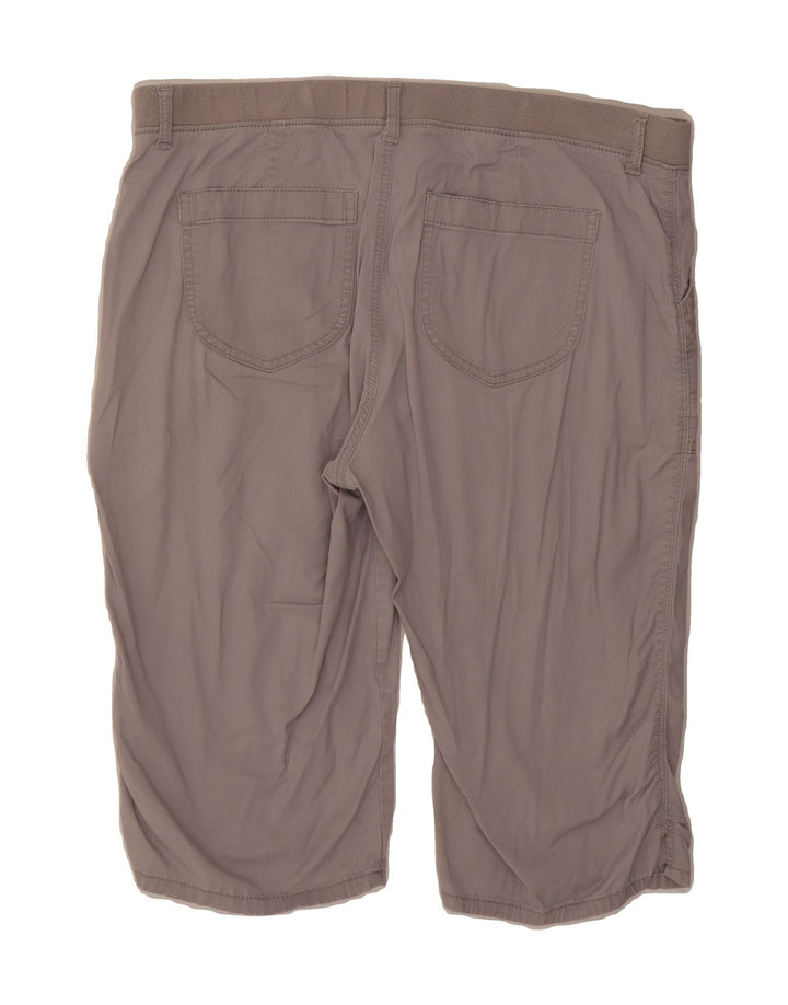 LEE Womens Mid Rise Relaxed Fit Bermuda Shorts W38  XL Grey Vintage Lee and Second-Hand Lee from Messina Hembry 