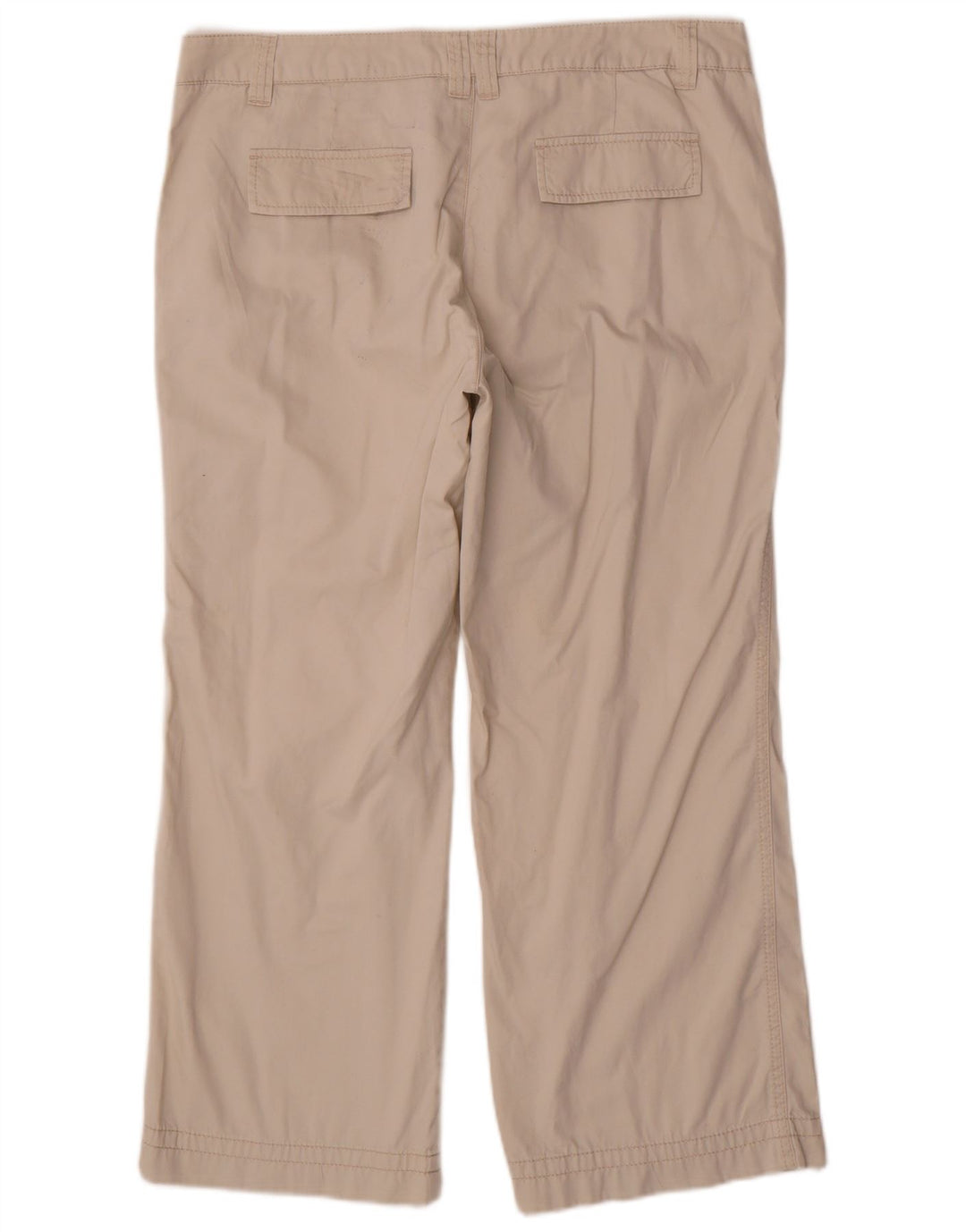ESPRIT Pantalones cortos rectos para mujer UK 16 Large W34 L26 Algodón beige