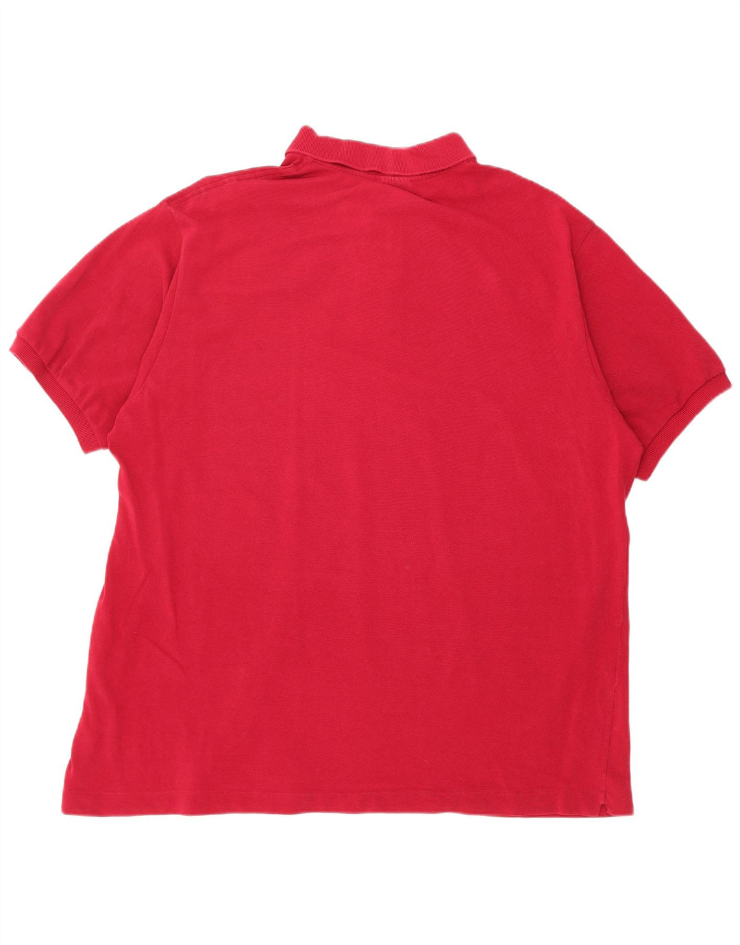 LACOSTE Polo para hombre Talla 8 3XL Algodón rojo