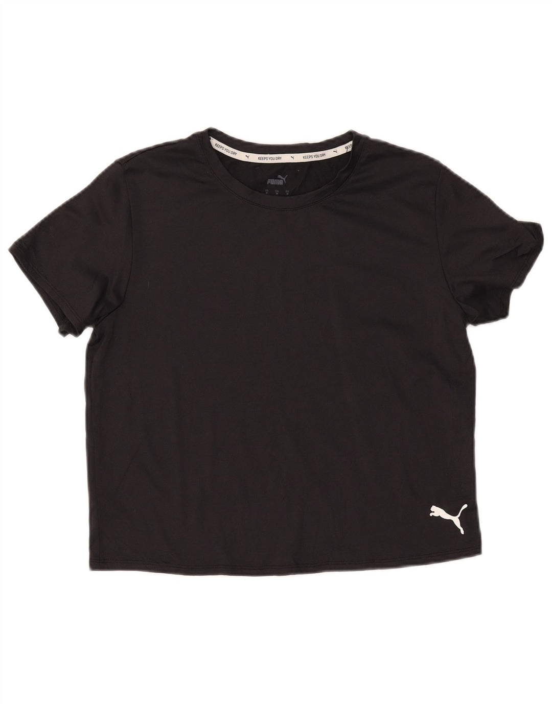 PUMA Camiseta corta para mujer UK 14 Medium Black