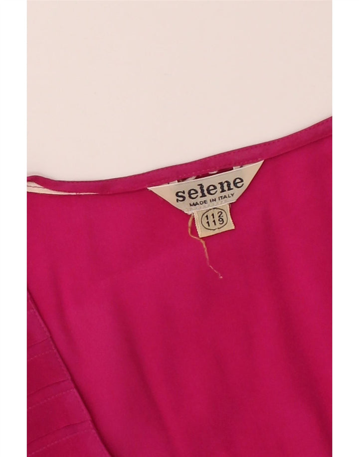 SELENE Womens Blouse Top UK 18 XL Pink Vintage Selene and Second-Hand Selene from Messina Hembry 