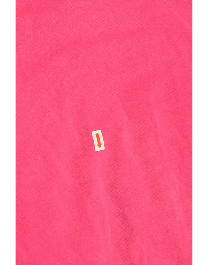 Puma Camiseta gráfica para mujer Top UK 40 Medium Pink Colourblock